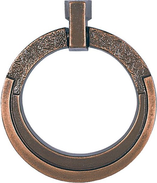 Bronzový ozdobný kruh na náhrobek, Ø 14 cm