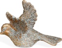 Bronzevogel für Grabstein, 6×8×9 cm