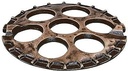 Bronze-Blumenteiler für Grabmal, Ø 8,7–10,5 cm