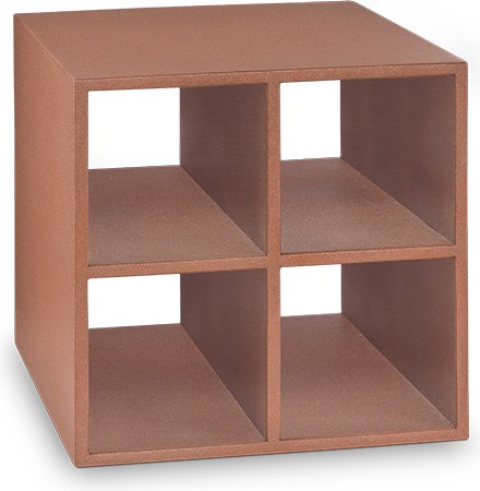 [ST-31084] Bronzener Setzkasten für Grabstein, 20×20×20 cm