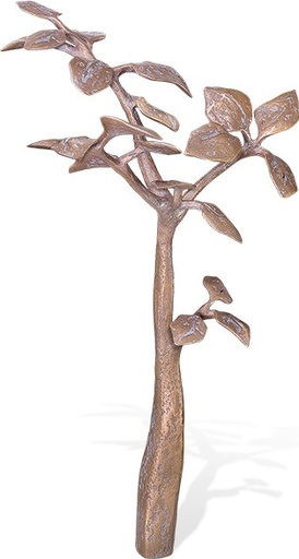 [ST-60298] Bronzový strom života na náhrobek, 53×32×27 cm