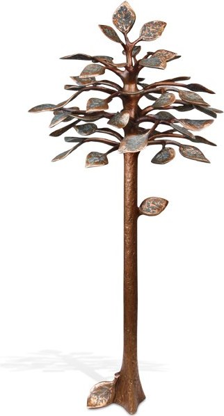 Bronzový Strom života na náhrobek, výška 60–80 cm