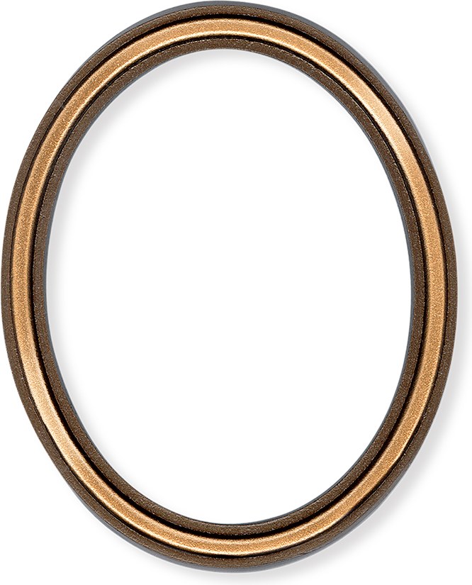 Fotorahmen Elegant für Grabmal, Bronze, 9×7 bis 16,5×12,5 cm