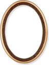 Fotorahmen Kontur für Grabmal, Bronze, 9–17 cm