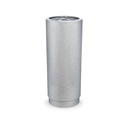 Aluminium-Vase für Grabstein, Höhe 25 cm, Durchmesser 11 cm