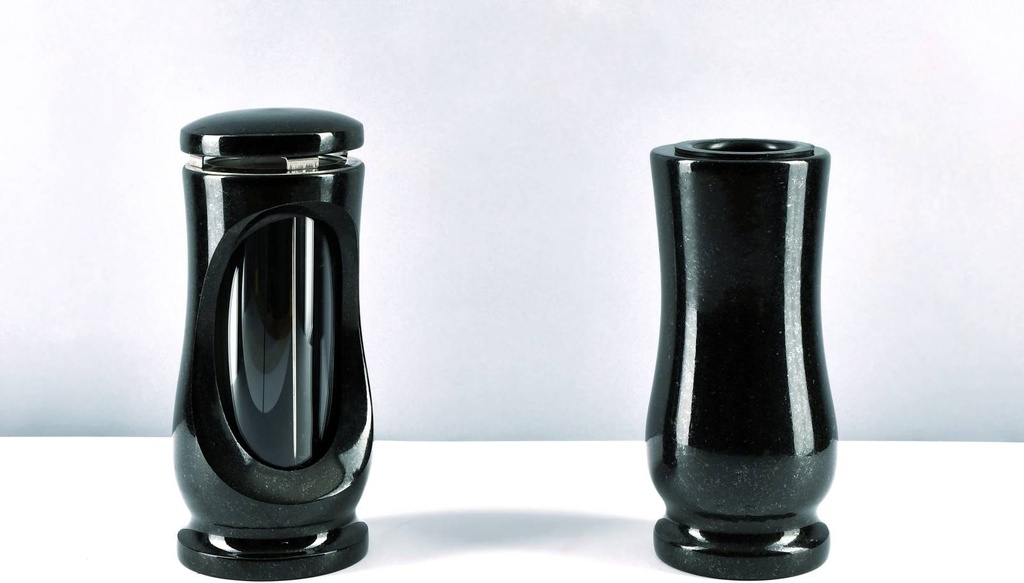 Friedhofs- Komplett Nr. 2A – Vase und Grablaterne