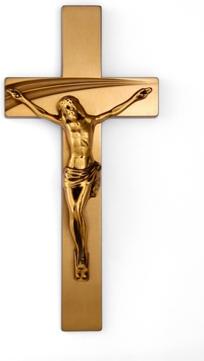 [3883/BRO] Kříž Serena s Ježíšem (Bronz)