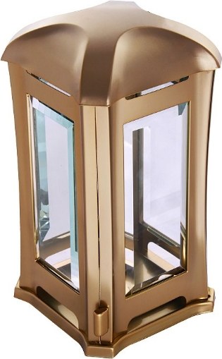 [259/BRO] Lucerna z fazetového skla (Bronz)