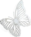 Schmetterling aus Edelstahl für Grabstein, 10×12 cm