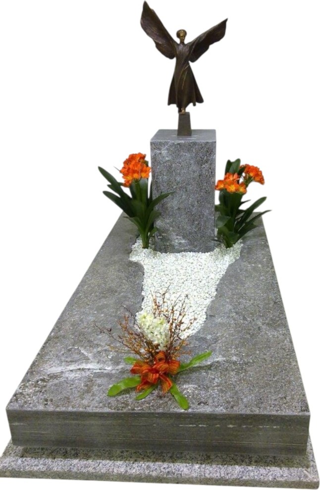 Marmor Palissandro Einzelgrab