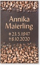 Schriftträger Motiv »Kristalle«, 23×14 cm