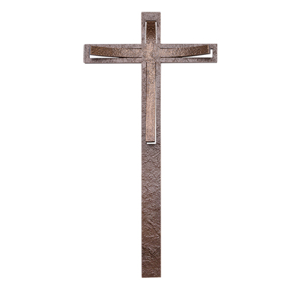 [ST-62616] Náhrobní kříž Aeternus, bronz, 22–42 cm