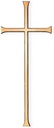 Náhrobní kříž Antikon z bronzu, 12–60 cm