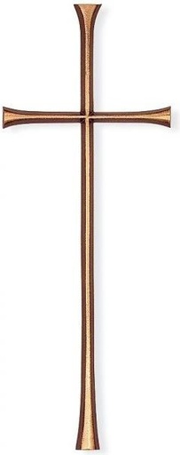 [ST-26450] Náhrobní kříž Antiqua Parabel z bronzu, 8–50 cm
