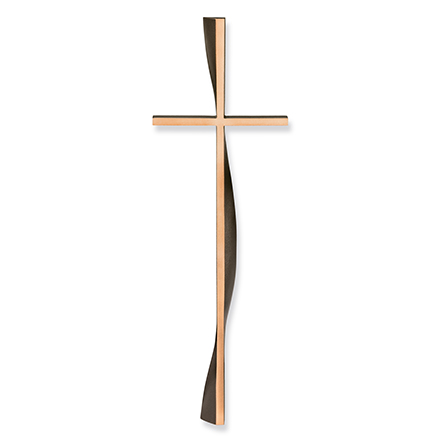Grabkreuz aufliegend aus Bronze, 15–50 cm
