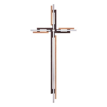 Náhrobní kříž aufliegend, bronz, 15–61 cm