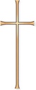 Grabkreuz Formal aus Bronze, 12–50 cm