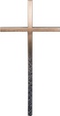 Grabkreuz Linea aus Bronze, 10–45 cm