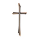 Auflegekruez aus Bronze fuer Grabstein, 30–60 cm