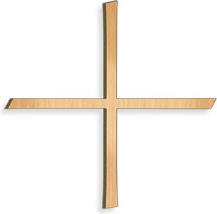 [ST-28039] Gleichschenkliges Grabkreuz aus Bronze, 8–30 cm