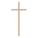 Grabkreuz mit Glaskristall aus Bronze, 10–45 cm