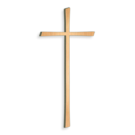 Grabkreuz mit Glaskristall aus Bronze, 8–80 cm