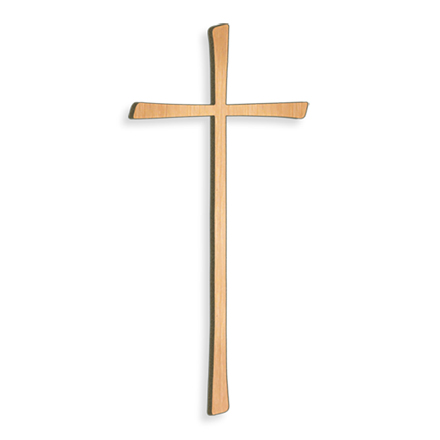 Grabkreuz mit Glaskristall aus Bronze, 8–80 cm
