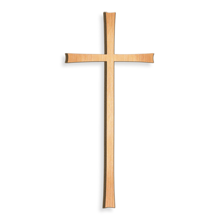 Grabkreuz mit Glaskristall aus Bronze, 8–80 cm
