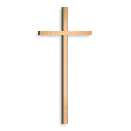 Grabkreuz mit Glaskristall aus Bronze, 8–80 cm