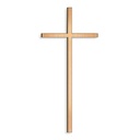 Grabkreuz mit Schriftzug aus Bronze und Edelstahl, 8–80 cm