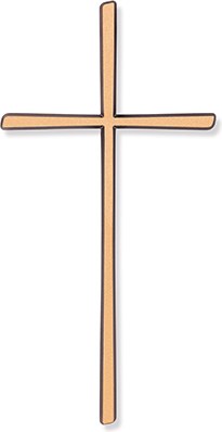 [ST-26081] Grabkreuz Scalina aus Bronze, 10–45 cm