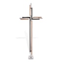 Grabkreuz freistehend aus Bronze, 42–92 cm