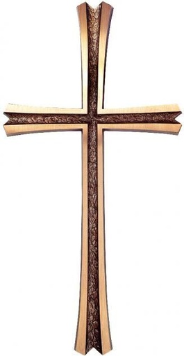 [ST-60390] Náhrobní kříž z bronzu, 50×25 cm
