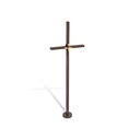 Grabkreuz aus Bronze, 60×20 cm oder 90×30 cm