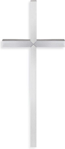 [ST-KREUZ16] Náhrobní kříž z nerezové oceli, 20×8 cm nebo 40×16 cm