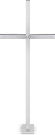 [ST-KREUZ17] Náhrobní kříž z nerezové oceli, 61×23 cm nebo 91×28 cm
