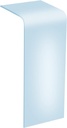 Grablaterne Ersatzglas, 15,20 × 6,40 cm