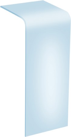 [ST-92085] Grablaterne Ersatzglas, 15,20 × 6,40 cm