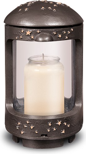 [ST-40106] Grablaterne aus Bronze und Aluminium, 20×11×12 cm