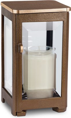 [ST-LAT49] Grablamp aus Bronze, 16–30 cm, Patina