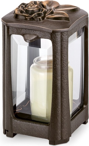 [ST-LAT05] Náhrobní lampáš z bronzu, 18–25 cm
