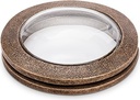 Náhrobní lampáš z bronzu, výška 20 cm, průměr 13 cm
