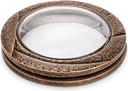 Náhrobní lampáš z bronzu, výška 20 cm, průměr 13 cm