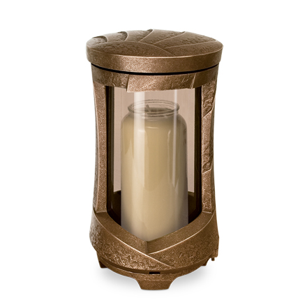 [ST-40152] Grablaterne aus Bronze, Höhe 23 cm