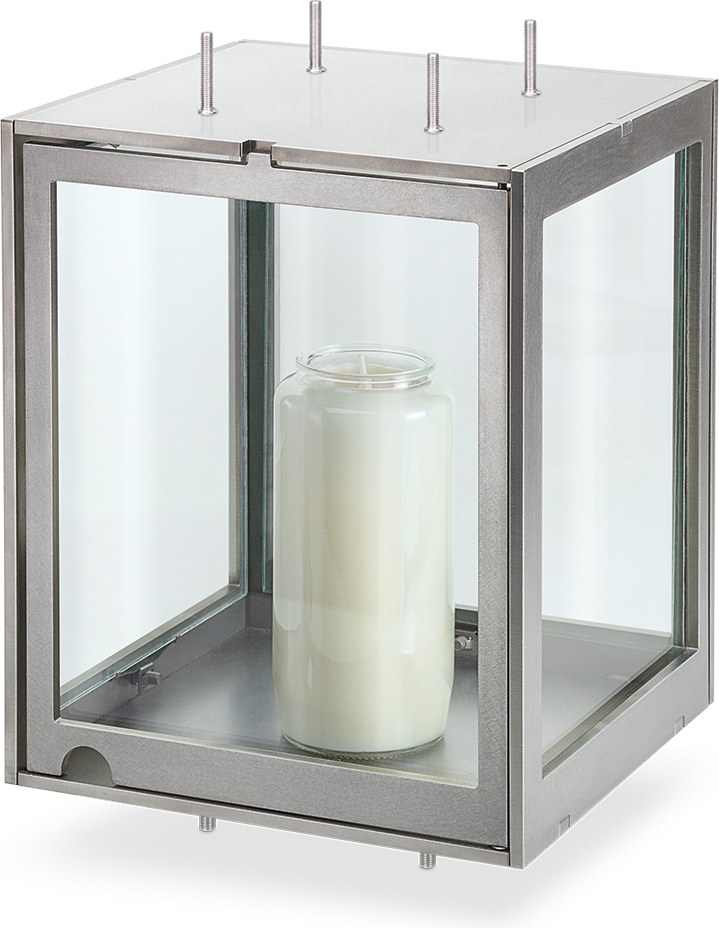 Grablampe aus Edelstahl, 20×14×14 cm