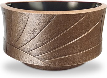 [ST-54091] Náhrobní mísa z bronzu, výška 17 cm, průměr 31 cm