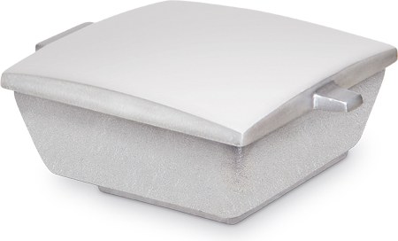 [ST-50102] Weihwasserschale aus Aluminium, 6×11×14 cm