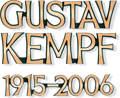 [ST-SZ041] Grabinschrift Schwerer Block aus einzelnen Buchstaben