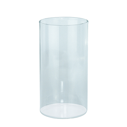 Grablampen-Glaszylinder, klar, Höhe 12–22 cm