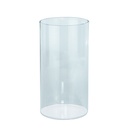 Grablampen-Glaszylinder, klar, Höhe 12–22 cm